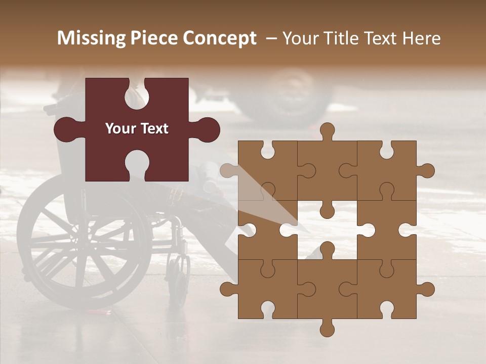 Welfare Disabled Suffer PowerPoint Template