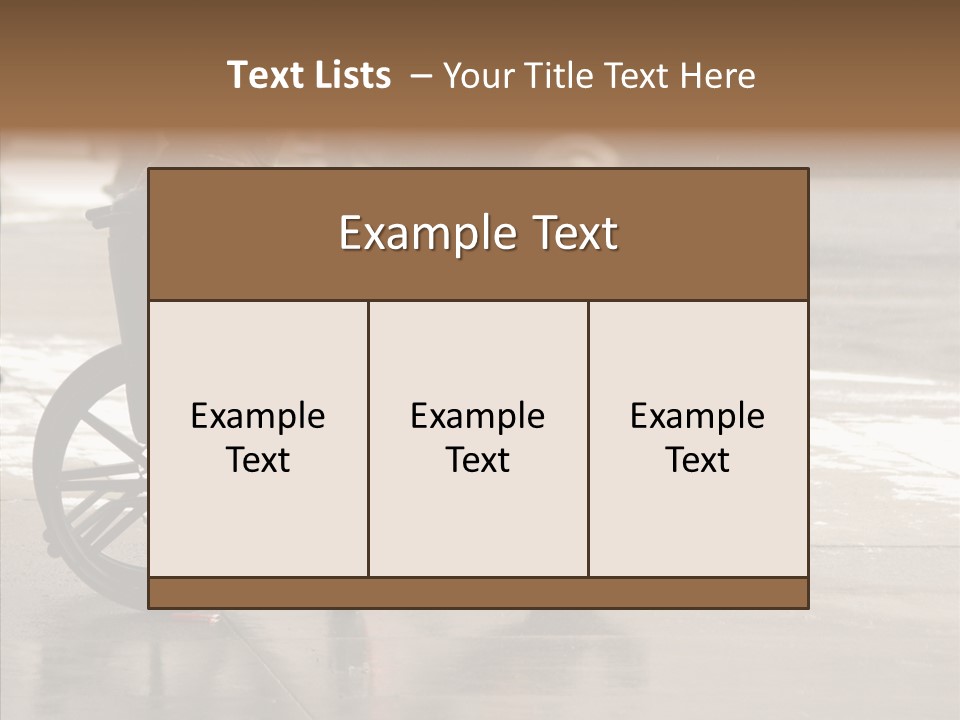 Welfare Disabled Suffer PowerPoint Template
