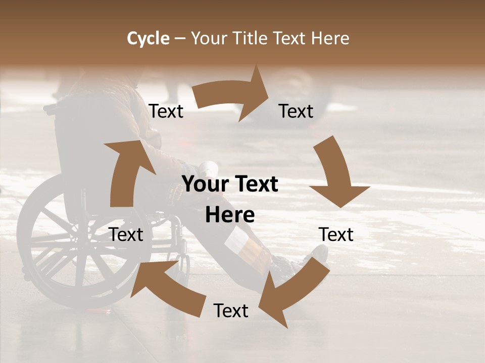 Welfare Disabled Suffer PowerPoint Template