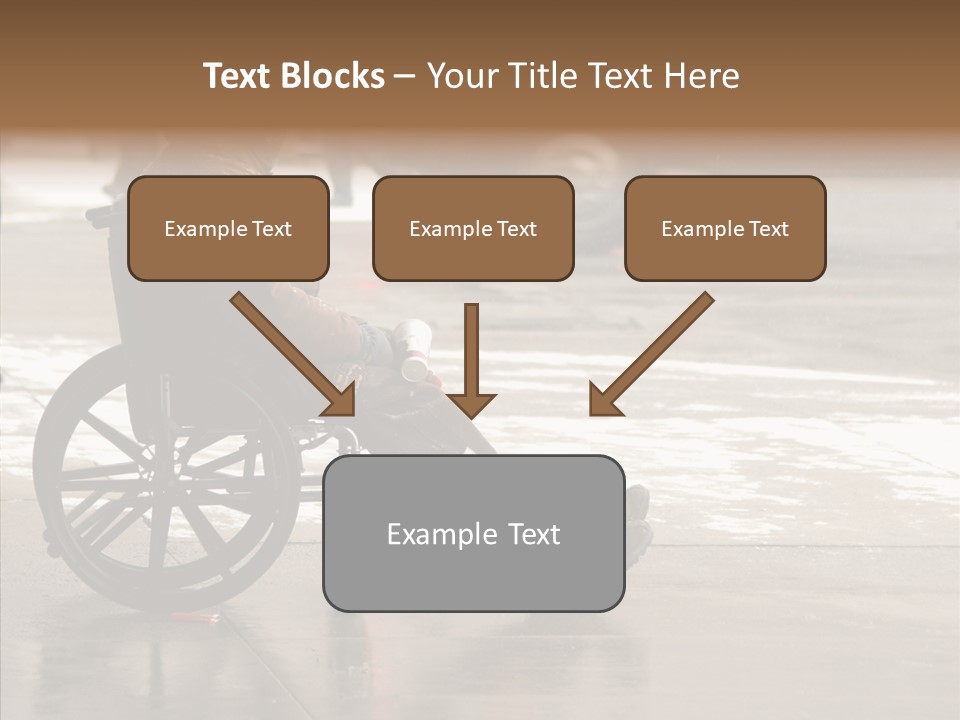 Welfare Disabled Suffer PowerPoint Template