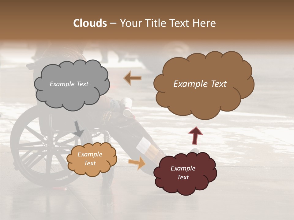 Welfare Disabled Suffer PowerPoint Template