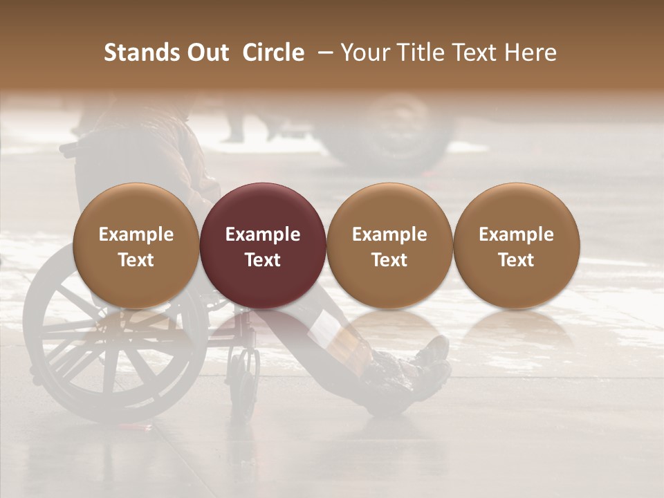 Welfare Disabled Suffer PowerPoint Template