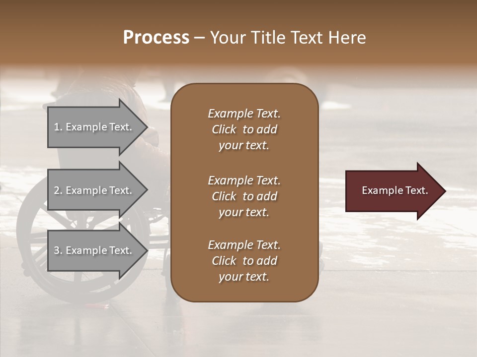 Welfare Disabled Suffer PowerPoint Template
