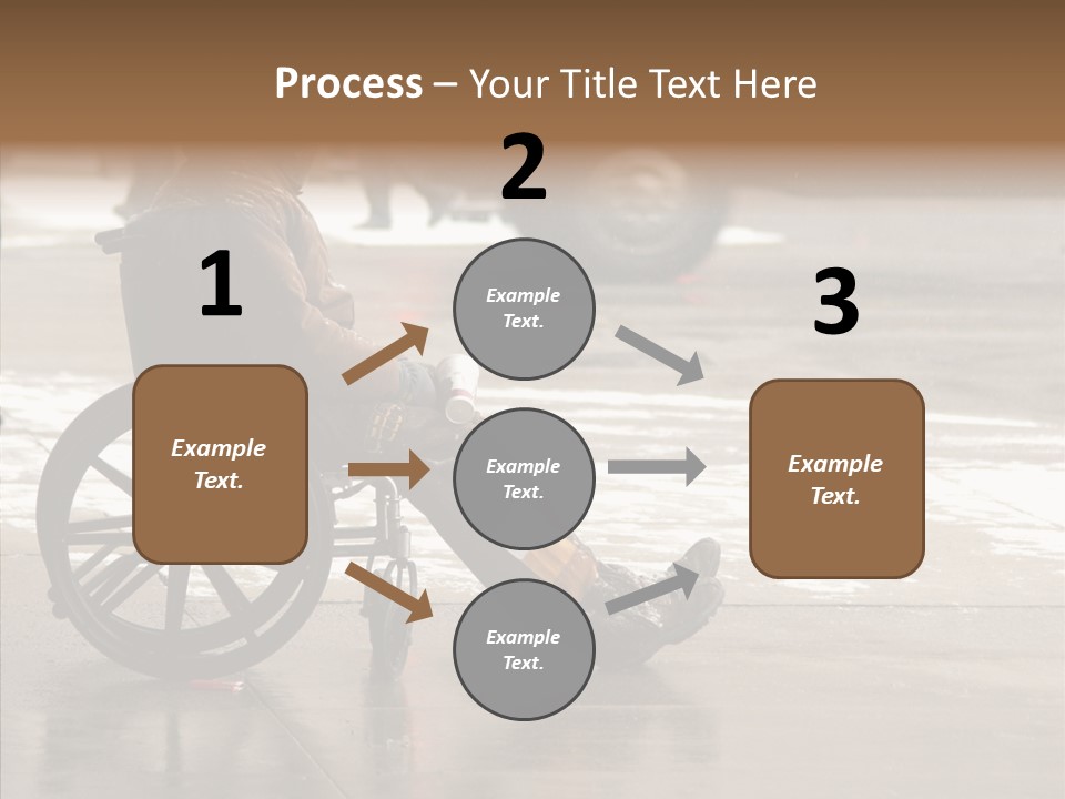Welfare Disabled Suffer PowerPoint Template
