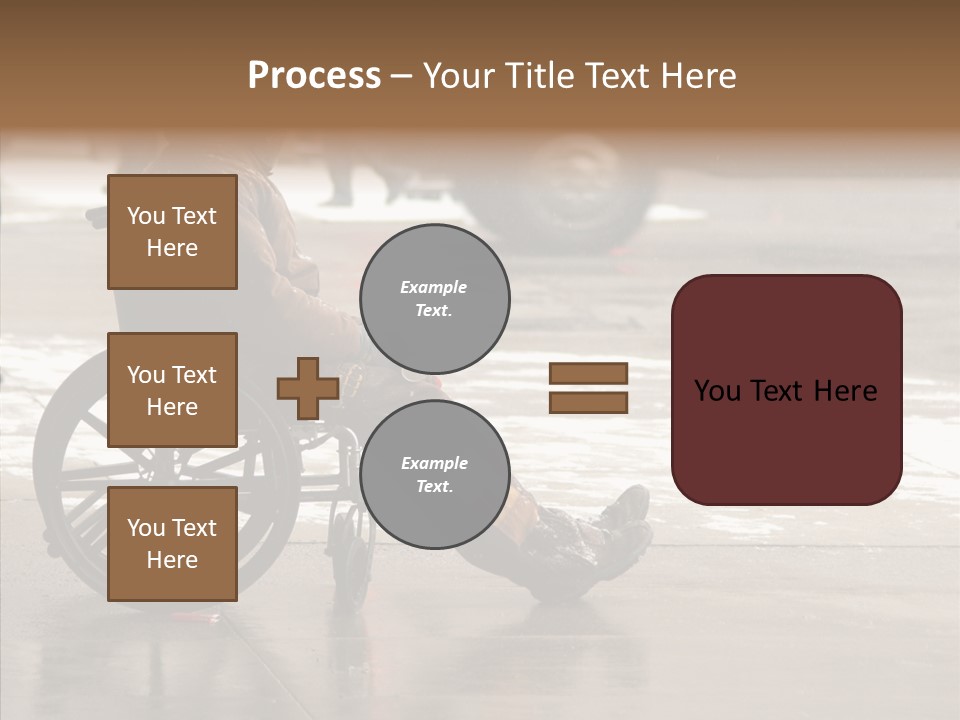 Welfare Disabled Suffer PowerPoint Template