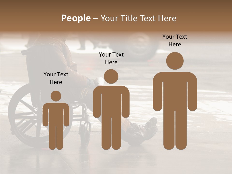 Welfare Disabled Suffer PowerPoint Template