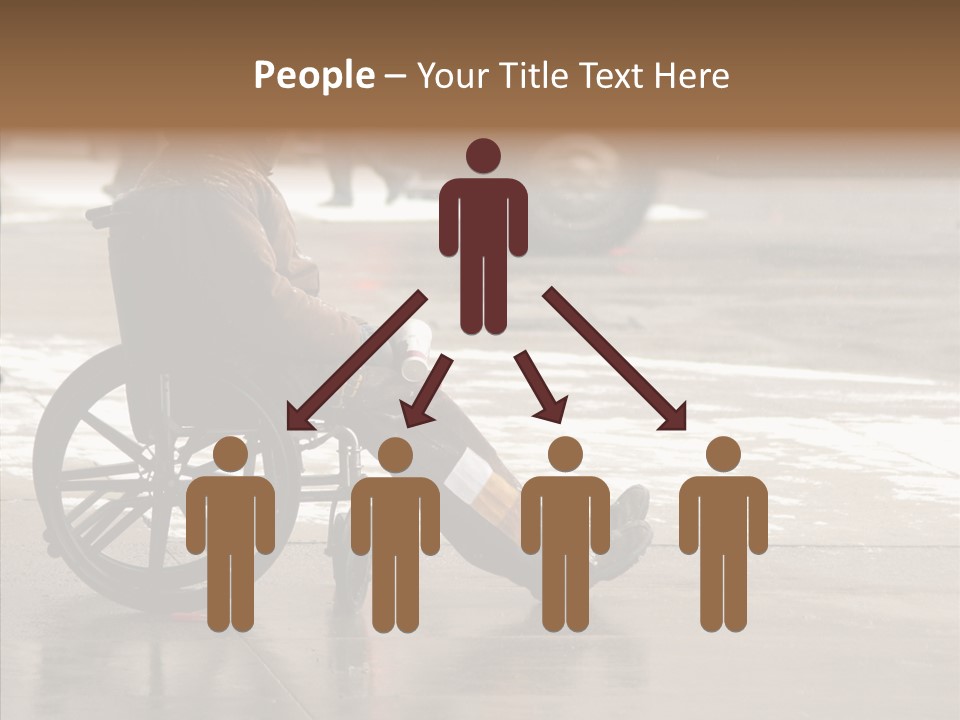 Welfare Disabled Suffer PowerPoint Template