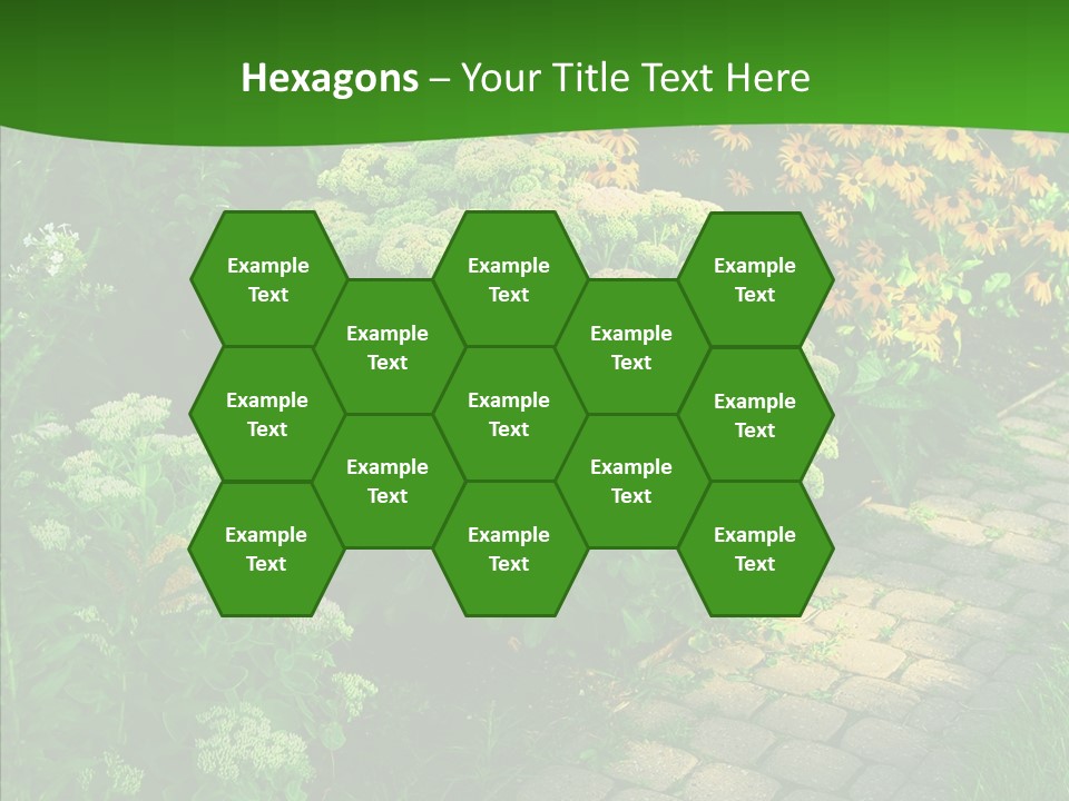 Luxury Flowerbed Lush PowerPoint Template