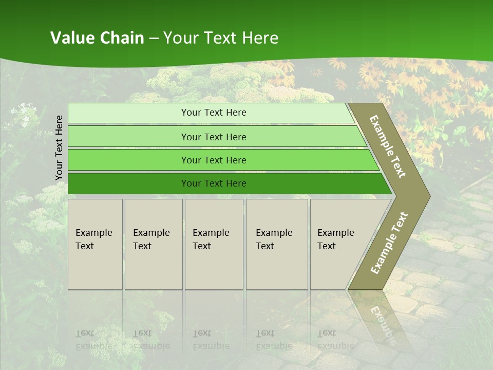 Luxury Flowerbed Lush PowerPoint Template