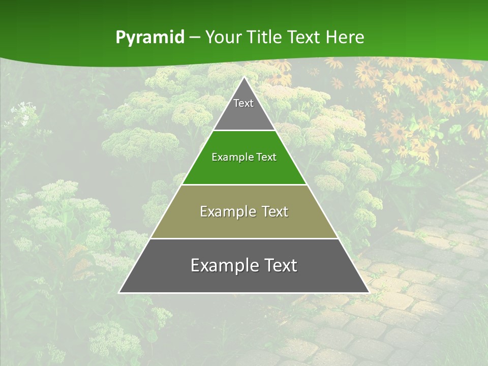 Luxury Flowerbed Lush PowerPoint Template