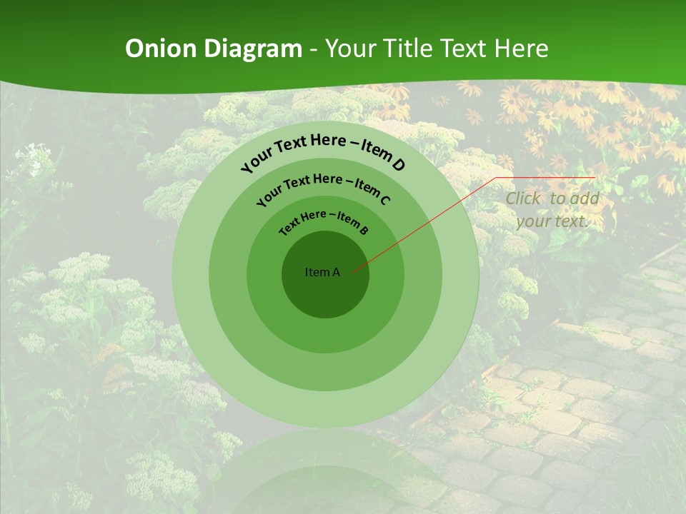 Luxury Flowerbed Lush PowerPoint Template