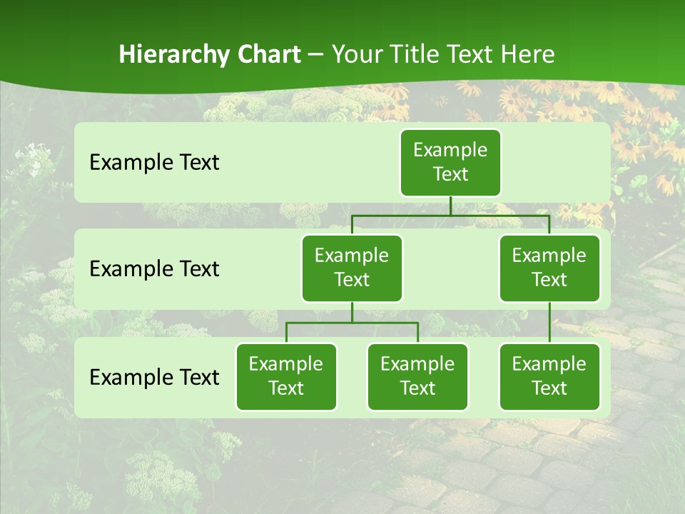 Luxury Flowerbed Lush PowerPoint Template