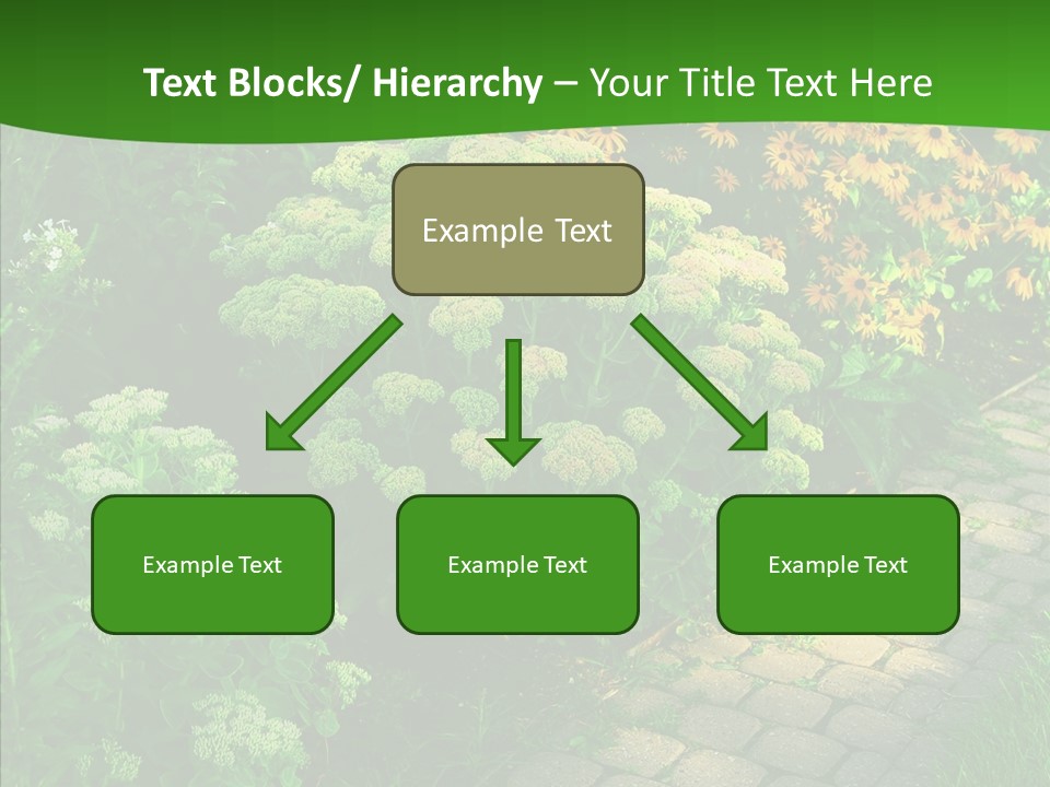 Luxury Flowerbed Lush PowerPoint Template