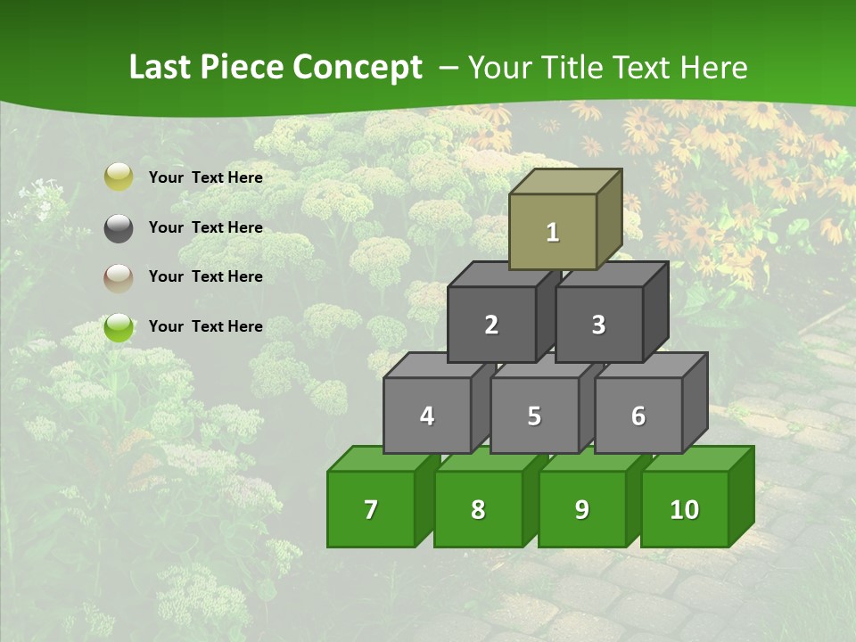 Luxury Flowerbed Lush PowerPoint Template