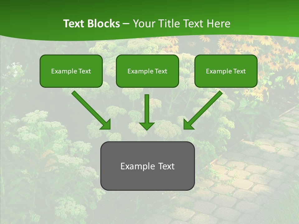 Luxury Flowerbed Lush PowerPoint Template