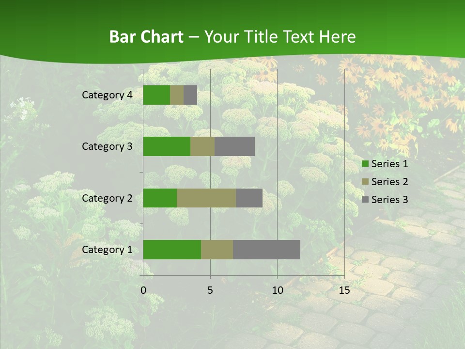 Luxury Flowerbed Lush PowerPoint Template