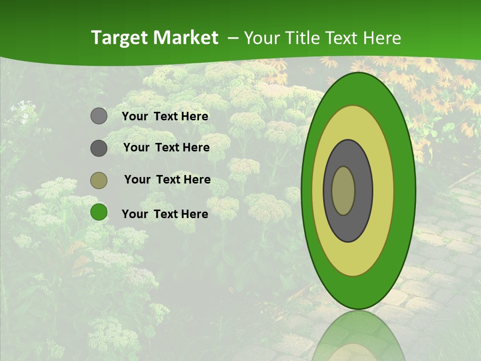 Luxury Flowerbed Lush PowerPoint Template