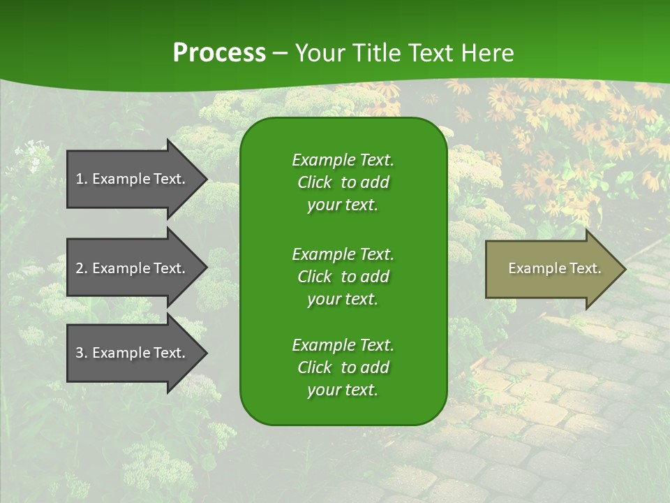 Luxury Flowerbed Lush PowerPoint Template