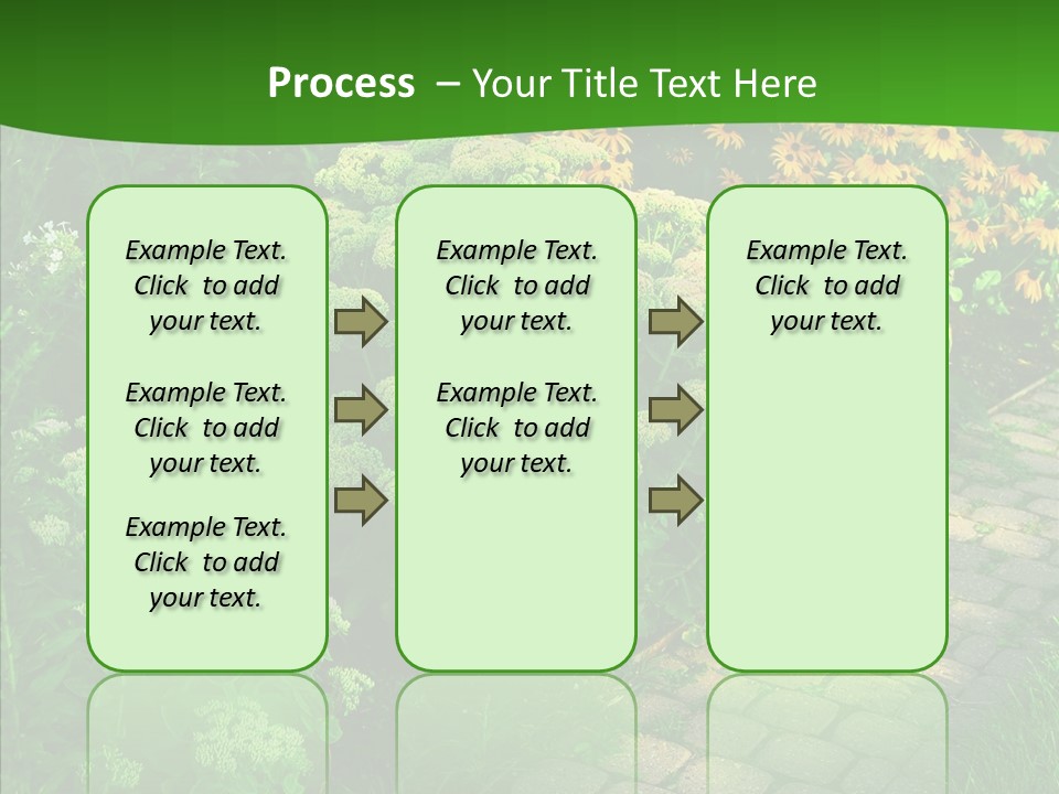 Luxury Flowerbed Lush PowerPoint Template