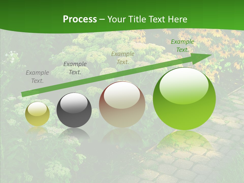 Luxury Flowerbed Lush PowerPoint Template