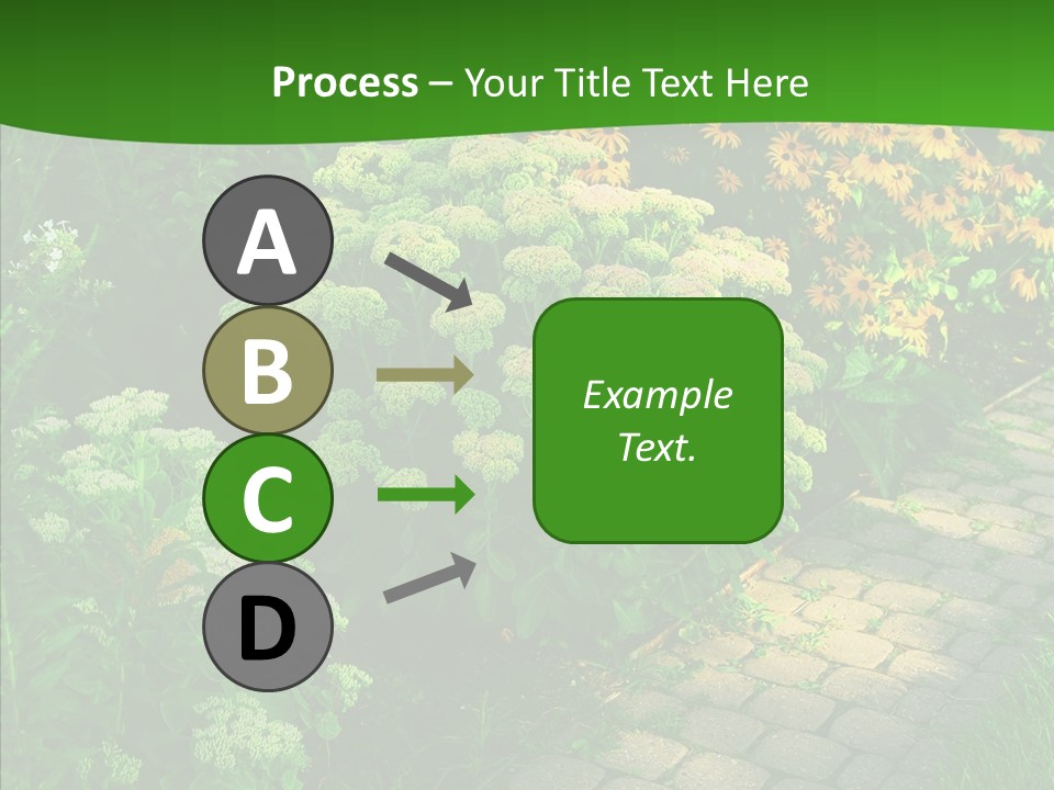 Luxury Flowerbed Lush PowerPoint Template