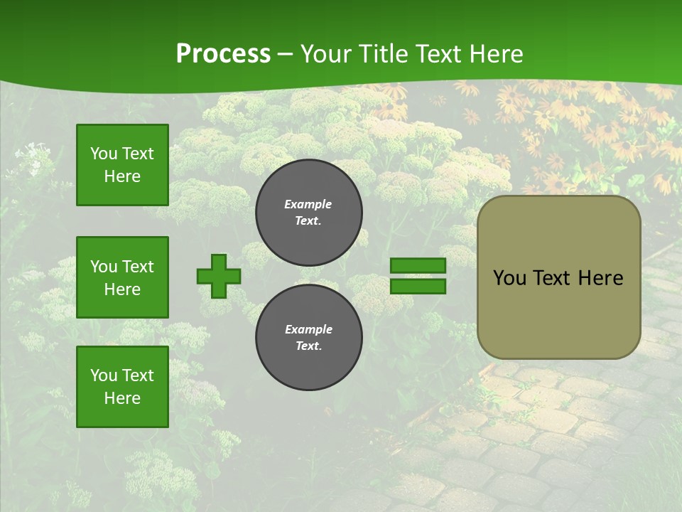 Luxury Flowerbed Lush PowerPoint Template