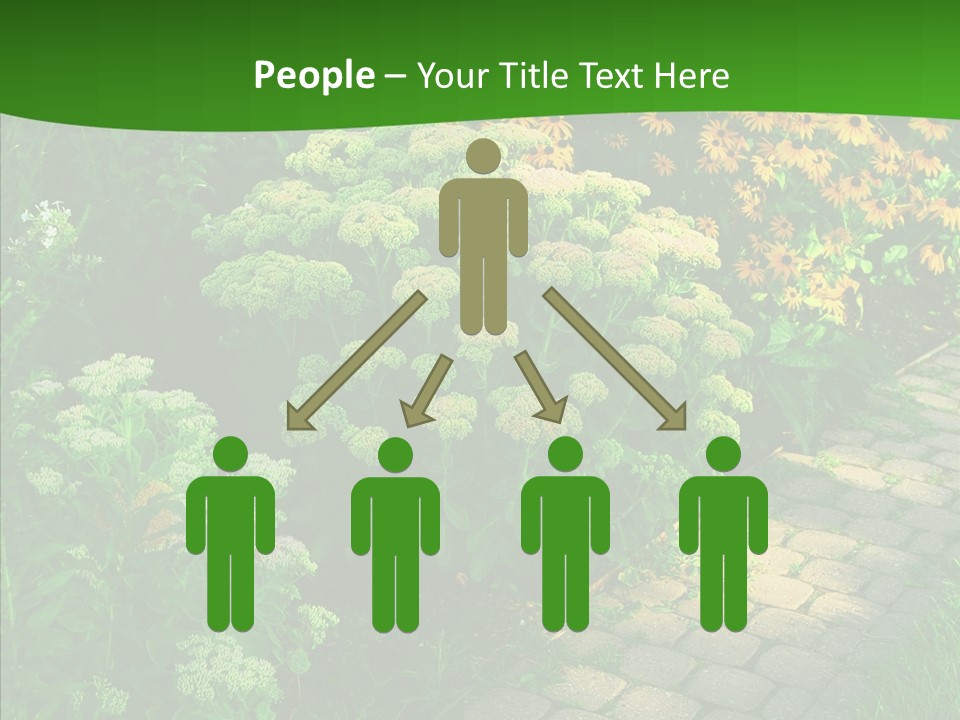 Luxury Flowerbed Lush PowerPoint Template