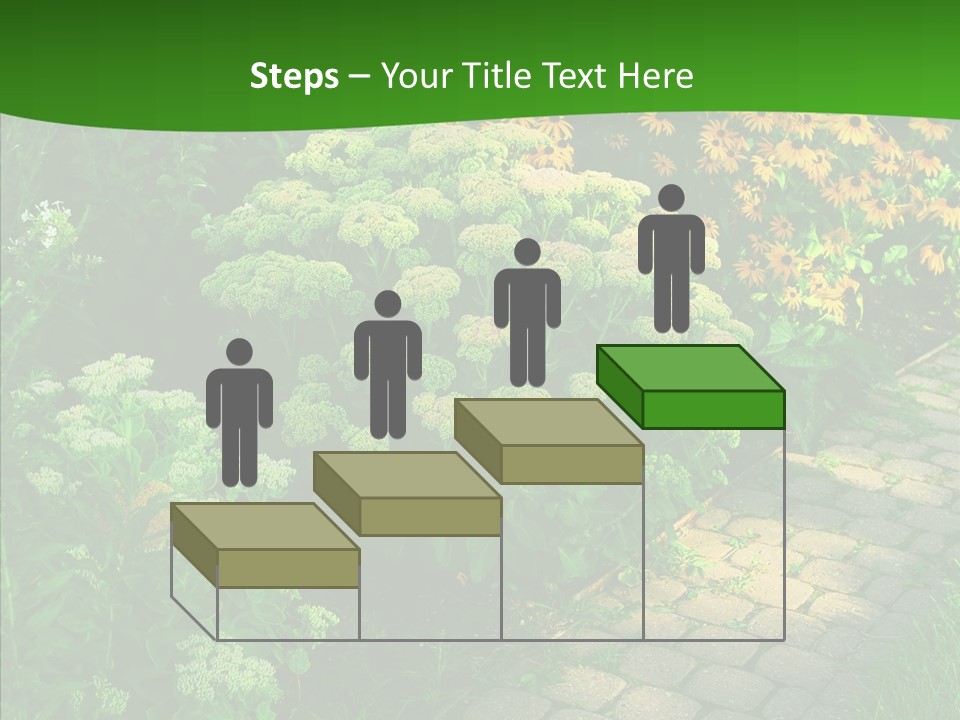 Luxury Flowerbed Lush PowerPoint Template
