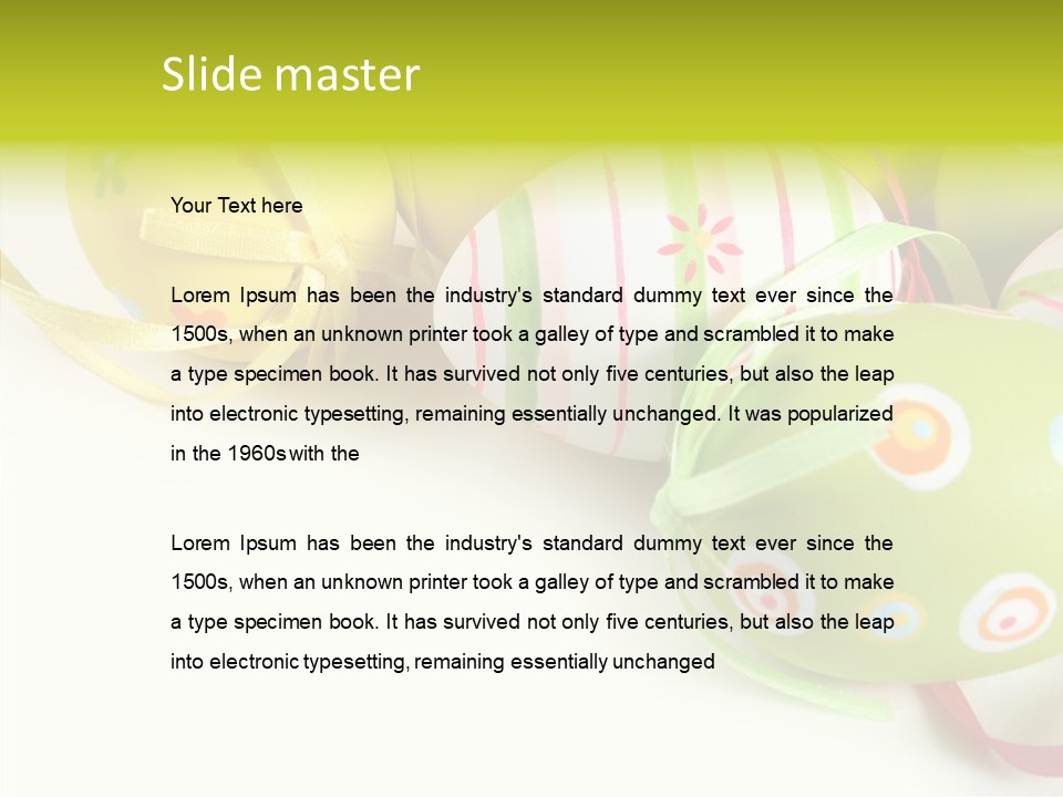 Colorful Spring Sweet PowerPoint Template