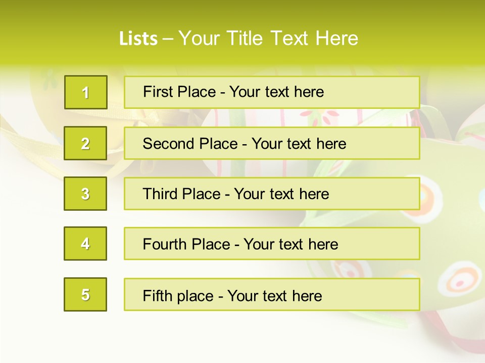 Colorful Spring Sweet PowerPoint Template