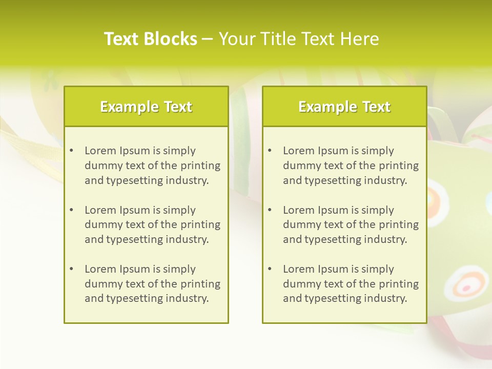 Colorful Spring Sweet PowerPoint Template
