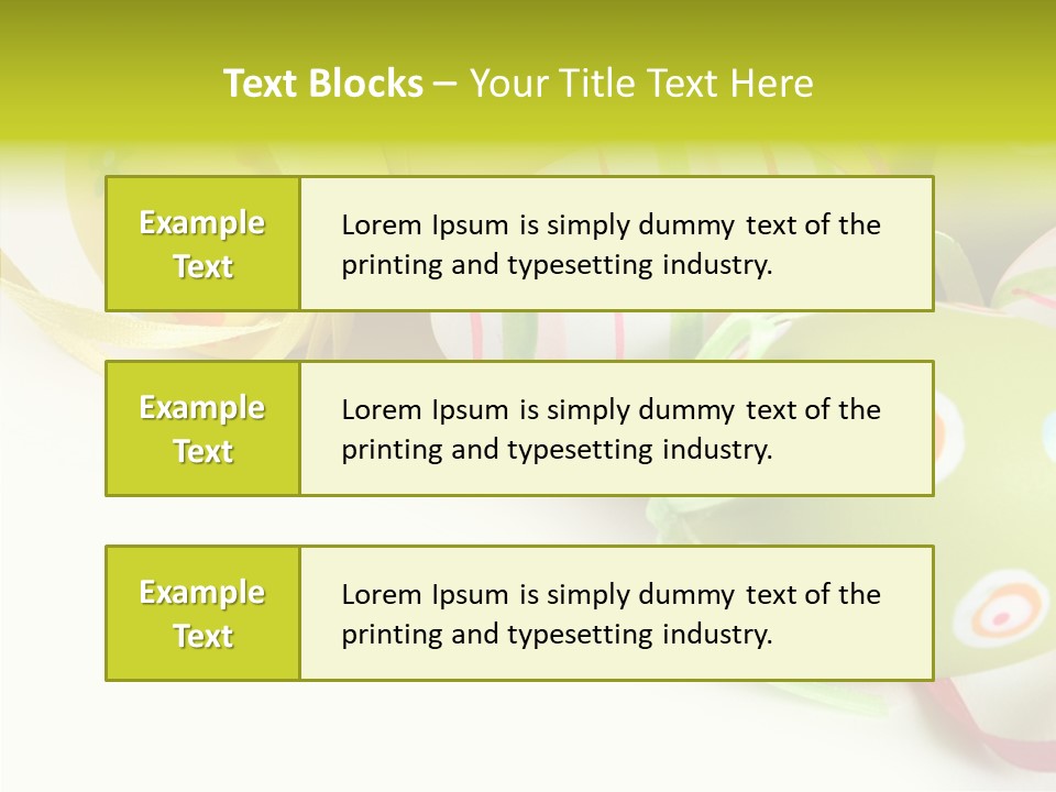 Colorful Spring Sweet PowerPoint Template