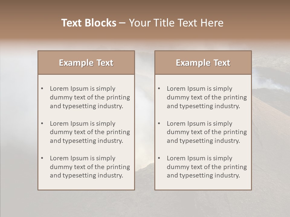 Steam Tour Molten PowerPoint Template