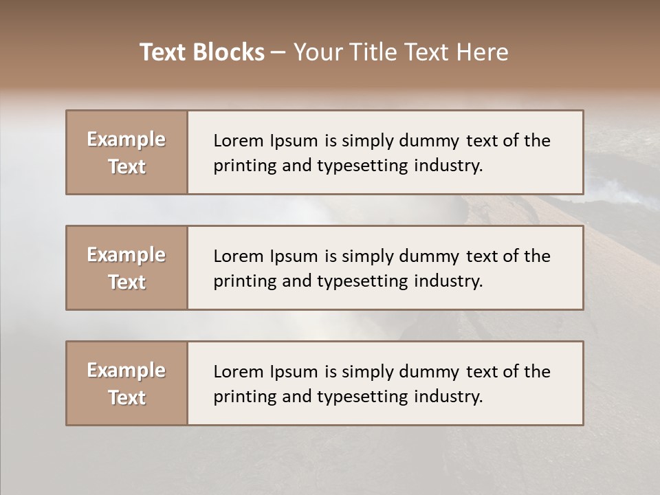 Steam Tour Molten PowerPoint Template