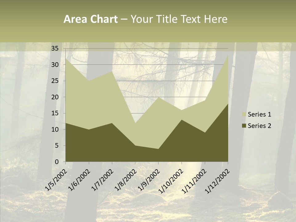 Beams Trunks Life PowerPoint Template