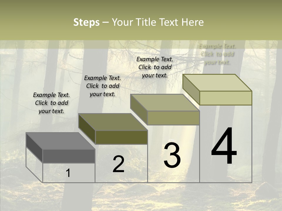 Beams Trunks Life PowerPoint Template