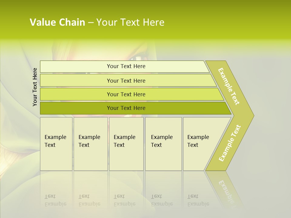 Portrait Model Lips PowerPoint Template