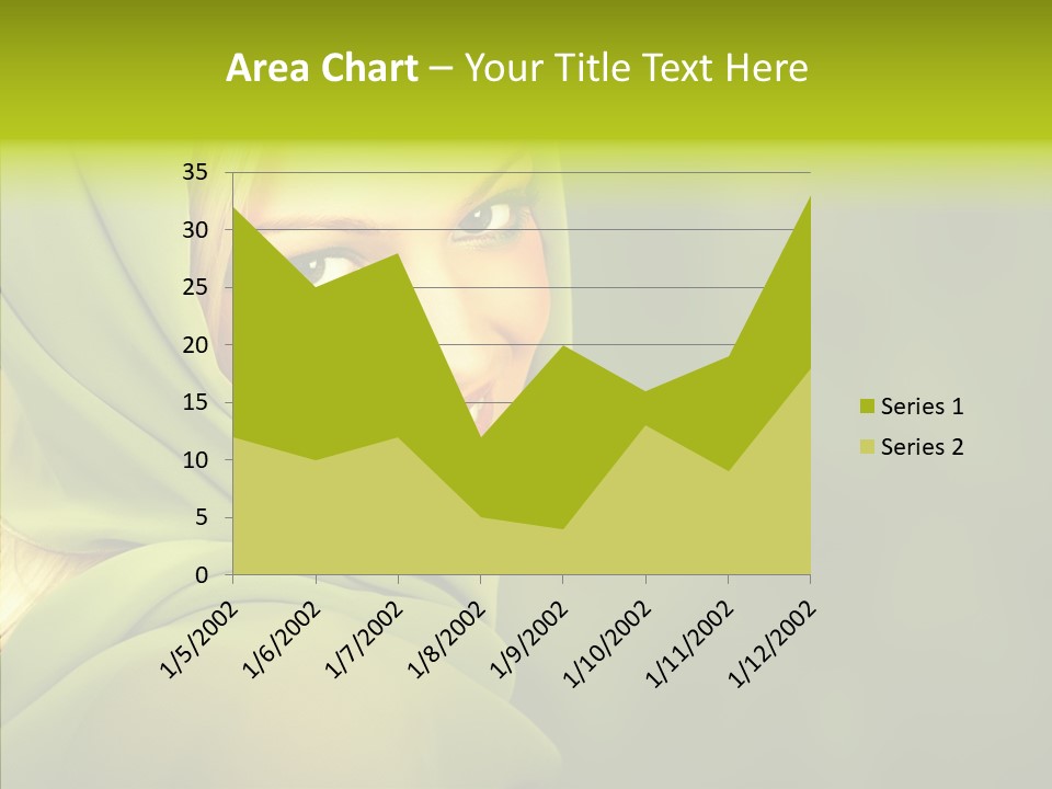 Portrait Model Lips PowerPoint Template