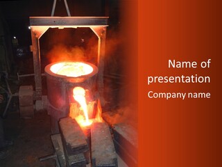Liquid Metallurgical Equipment PowerPoint Template