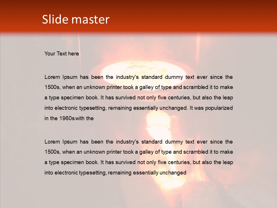 Liquid Metallurgical Equipment PowerPoint Template