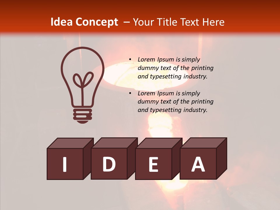 Liquid Metallurgical Equipment PowerPoint Template