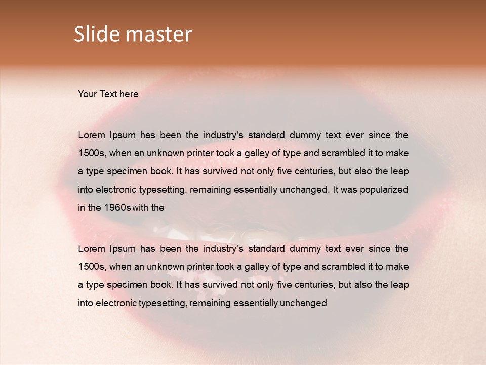 Cheerful Dark Beautiful PowerPoint Template