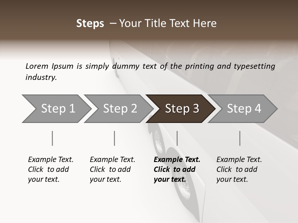 Vacation Transport Ticket PowerPoint Template