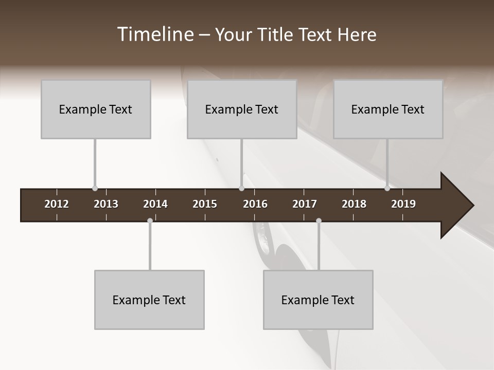 Vacation Transport Ticket PowerPoint Template