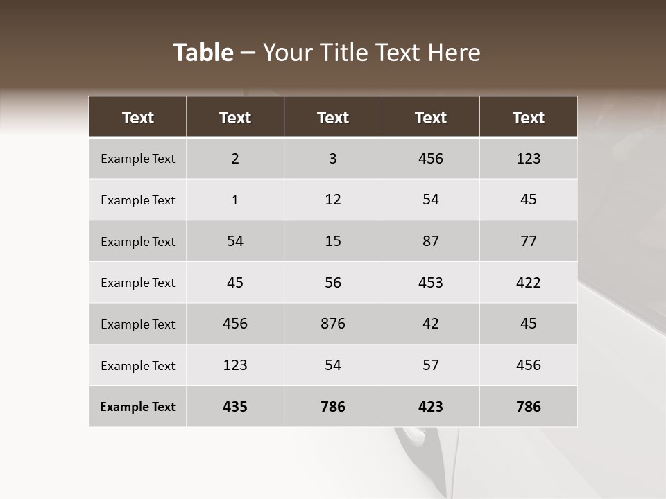 Vacation Transport Ticket PowerPoint Template