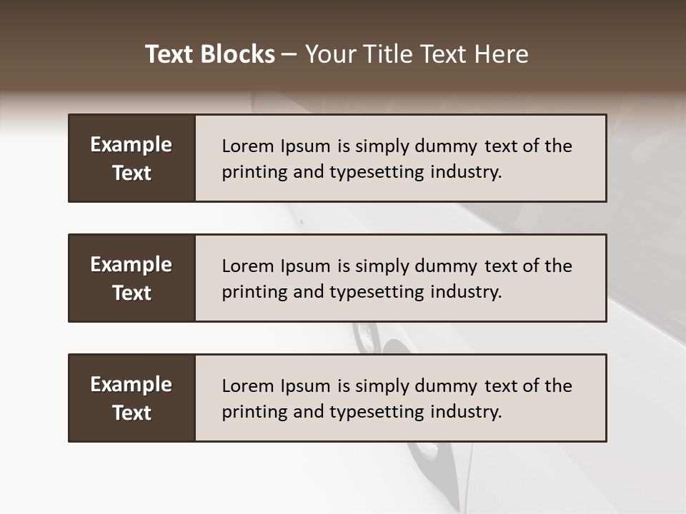 Vacation Transport Ticket PowerPoint Template