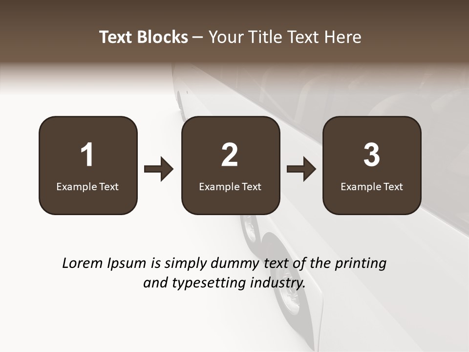 Vacation Transport Ticket PowerPoint Template