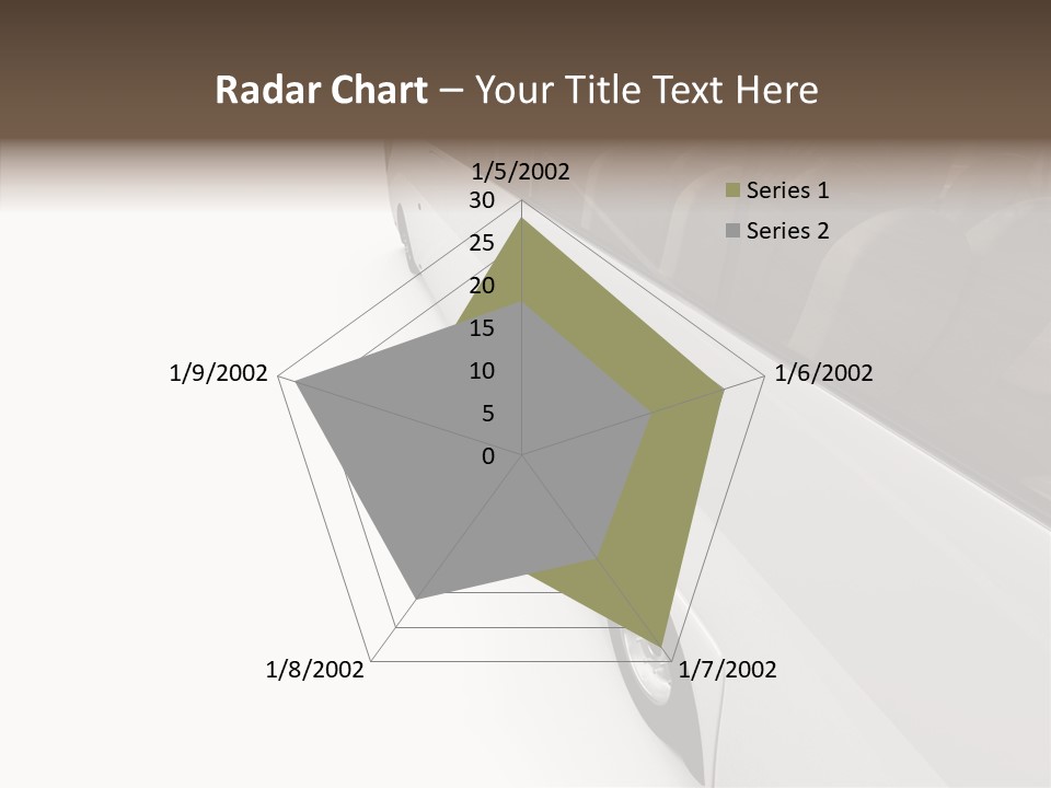 Vacation Transport Ticket PowerPoint Template