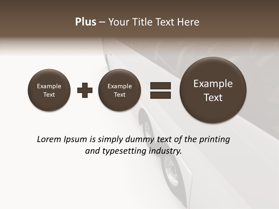 Vacation Transport Ticket PowerPoint Template