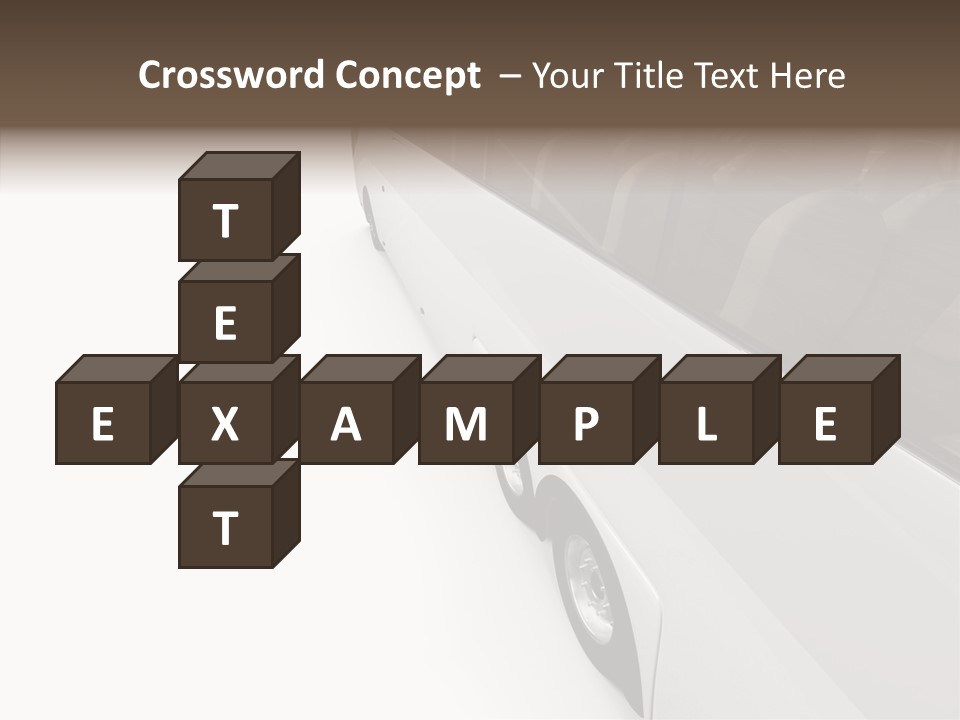 Vacation Transport Ticket PowerPoint Template